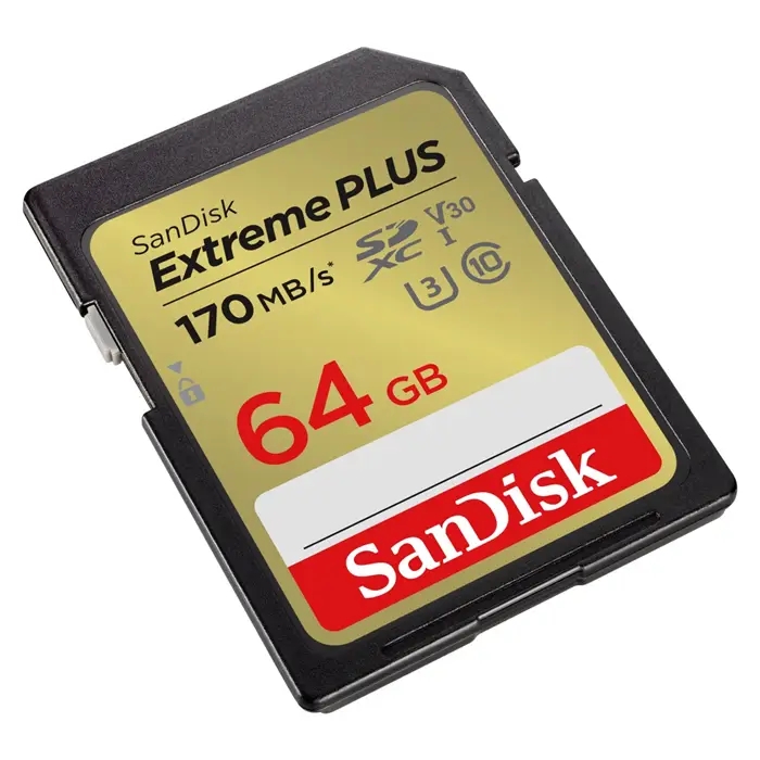 Obrázok SanDisk SDXC Extreme Plus 64GB UHS-I U3 (170R/80W) (SDSDXW2-064G-GNCIN)