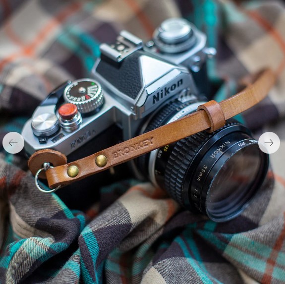 Obrázok Bronkey Berlin 203 - Tanned Leather camera strap