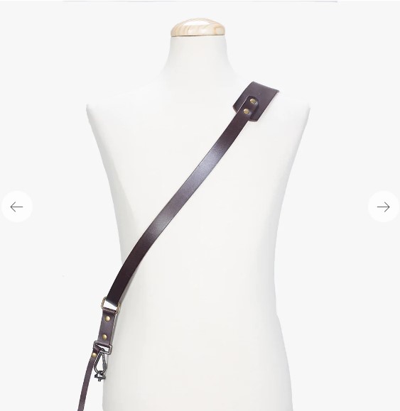 Obrázok Bronkey Berlin 602 - Brown sling leather camera strap large