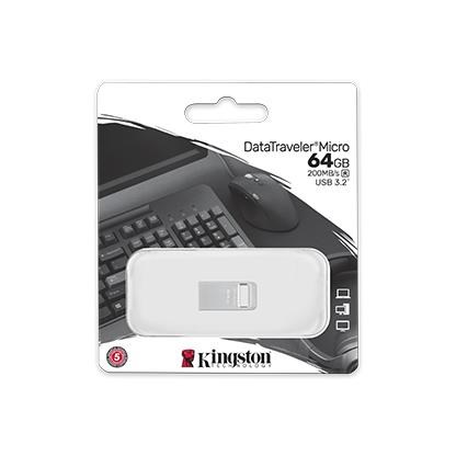 Obrázok 64GB Kingston USB 3.2 DT Micro 200MB/s DTMC3G2/64GB