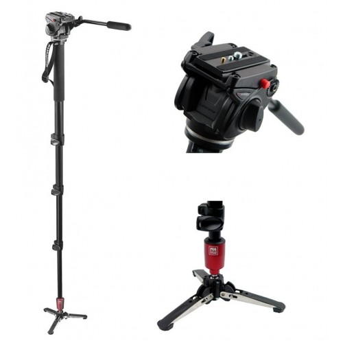 Obrázok Manfrotto Video Fluid Tripod Monopod mit 357PLV        562B-1