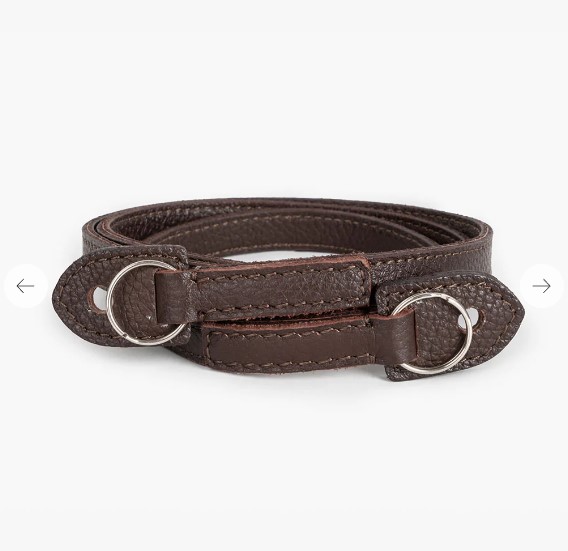 Obrázok Bronkey Roma 102 - Brown Leather camera strap 120cm