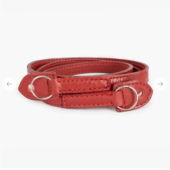 Obrázok Bronkey Roma 103 - Red Leather camera strap (Limited Ed.) 95cm