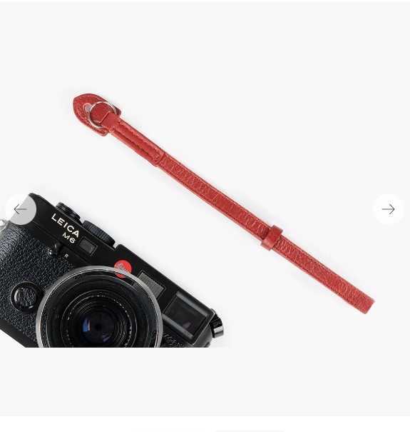 Obrázok Bronkey Roma 203 - Red leather camera strap (Limited Ed.)