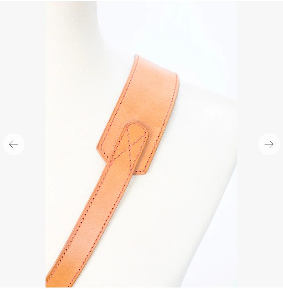 Obrázok Bronkey Tokyo 603 - Tanned sling leather camera strap large