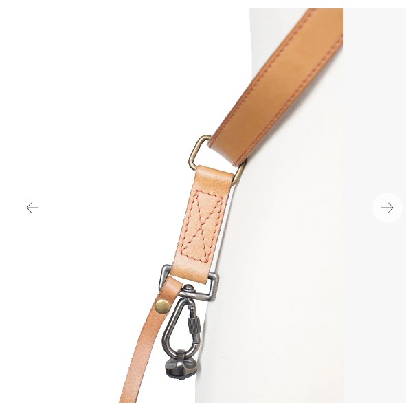 Obrázok Bronkey Tokyo 703 - Tanned dual leather camera strap small