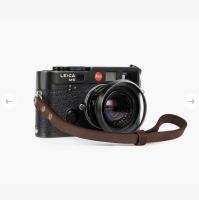 Bronkey Berlin 202 - Brown Leather camera strap