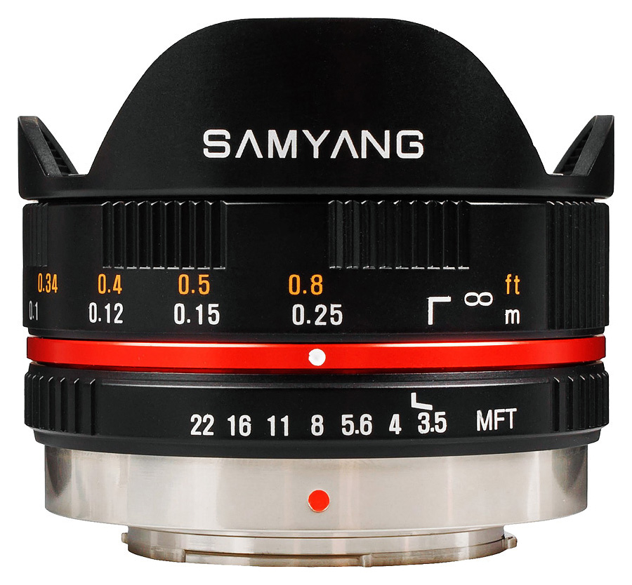 Obrázok Samyang 7,5 mm F3,5 MFT (Black) (F1230109101)